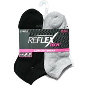 Wholesale - 6pk LADIES WHT/BLK/GRY CUSHIONED LOW CUT SOCKS SIZE 9-11 C/P 36, UPC: 194587535441